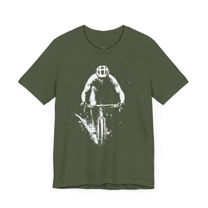 the logo of the man with the gravel bike cyclist V1